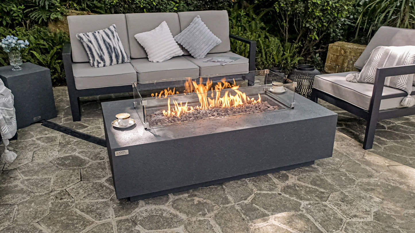 MADISON Fire Table - Rectangular (60x32x17")