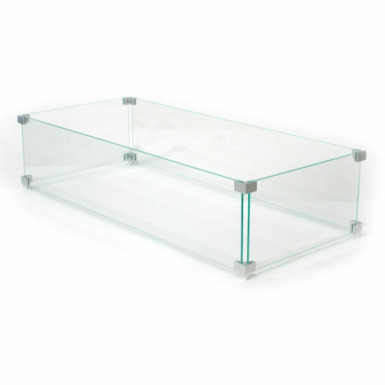 36" x 12" Rectangular Wind Guard | AMS Fireplace