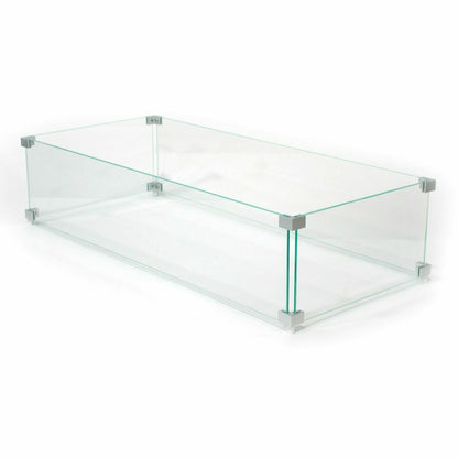36" x 12" Rectangular Wind Guard | AMS Fireplace