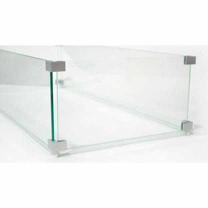 36" x 12" Rectangular Wind Guard | AMS Fireplace