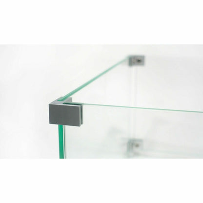 36" x 12" Rectangular Wind Guard | AMS Fireplace