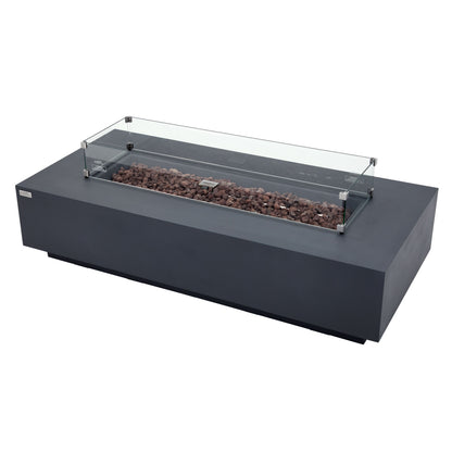 SAVANAH Fire Table - Rectangular (72x34x17")