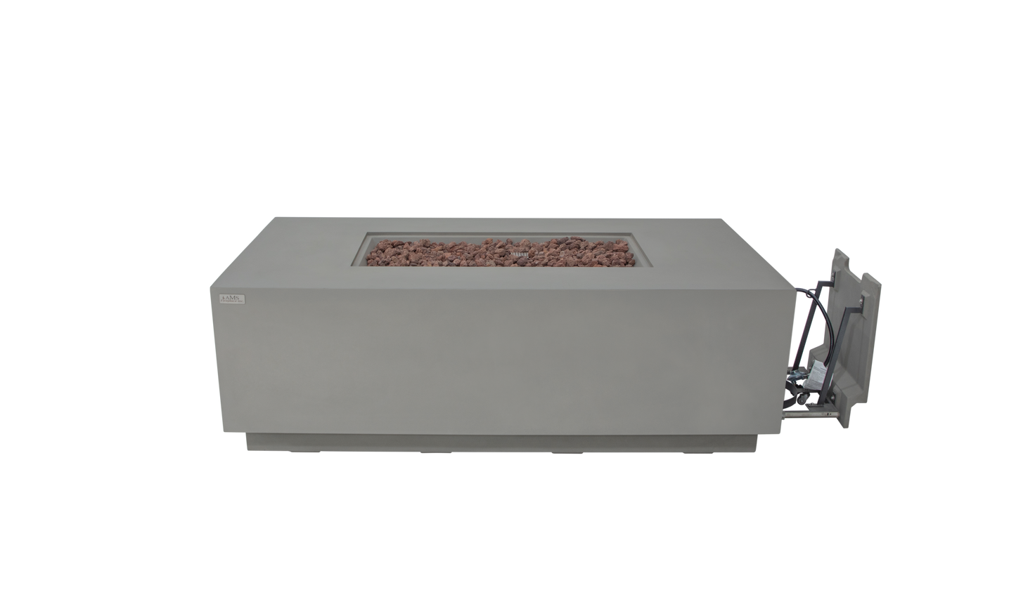 SEDONA Fire Table - Rectangular (66x32x22") - Concealed Tank Storage