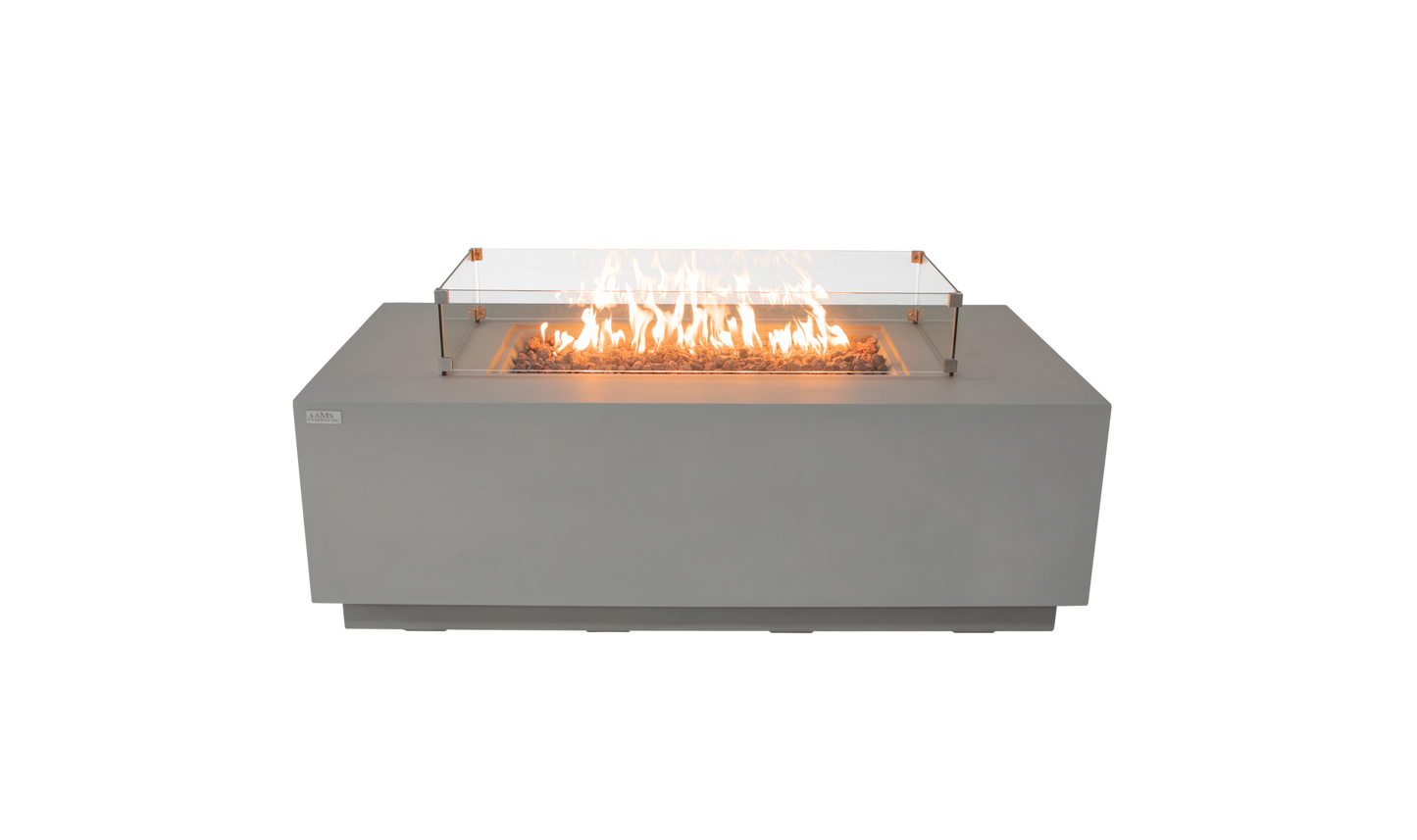 SEDONA Fire Table - Rectangular (66x32x22") - Concealed Tank Storage