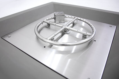 ROCKLAND Pool Fire Bowl Only- Square (27x27x11")