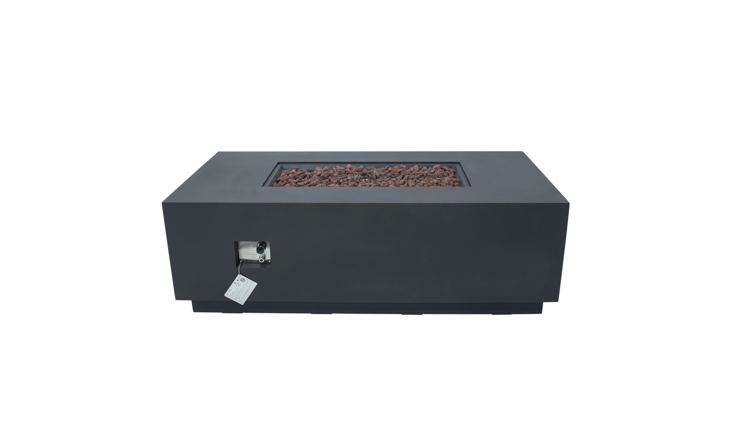 SEDONA Fire Table - Rectangular (66x32x22") - Concealed Tank Storage