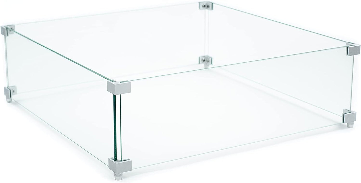 Square wind guard (23"L x 23"W x 7"H x 1/4" Thick)
