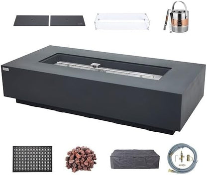 SAVANAH Fire Table - Rectangular (72x34x17")
