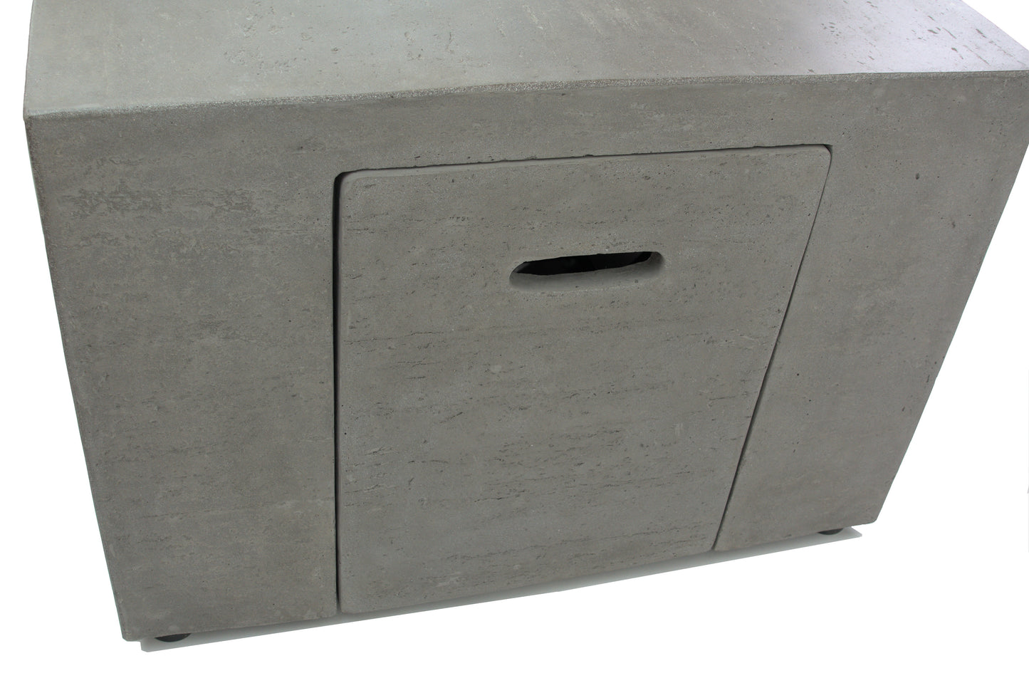 DANVILLE  Fire Table - Rectangular (60x32x23") - Wind Guard & Burner Lid Included - Concealed Tank Storage