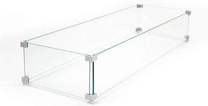 Rectangle  wind guard (32"L x 14"W x 8"H x 1/4" Thick)