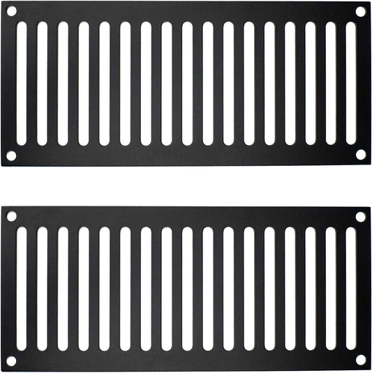 9"X4" Vent Enclosure or Vent Cover - BLACK (Set of 2) | 321 Stainless Steel | Commercial Grade