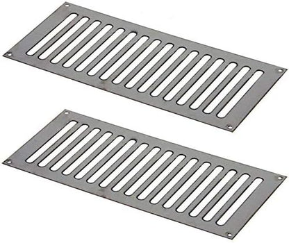 9"X4"Vent Enclosure or Vent Cover - Stainless Steel (Set of 2) | 321 Stainless Steel | Commercial Grade