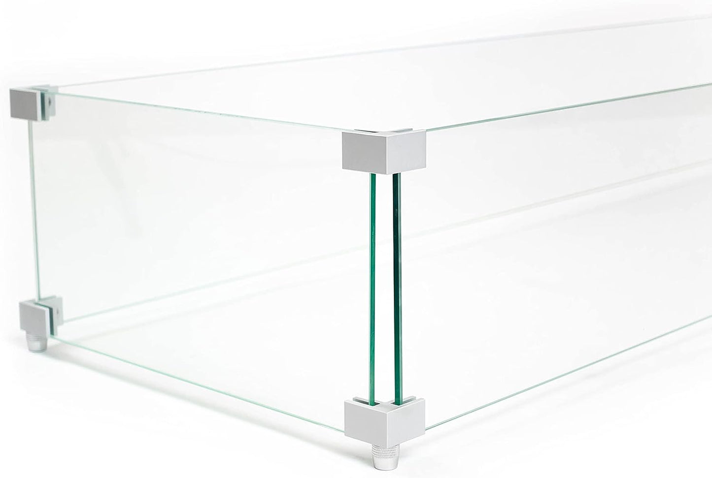 Rectangle  wind guard (32"L x 14"W x 8"H x 1/4" Thick)