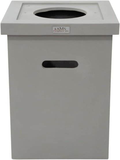 ROCKLAND Pool Fire Bowl - Square (27x27x11") Base Only