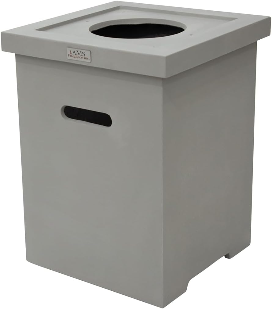 ROCKLAND Pool Fire Bowl - Square (27x27x11") Base Only