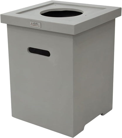 ROCKLAND Pool Fire Bowl - Square (27x27x11") Base Only