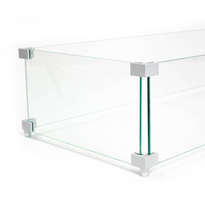 43" x 13" Rectangular Wind Guard | AMS Fireplace