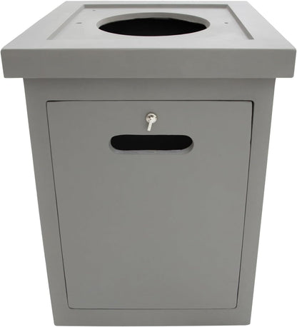 ROCKLAND Pool Fire Bowl - Square (27x27x11") Base Only