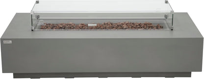 SAVANAH Fire Table - Rectangular (72x32x17") Table Bundle