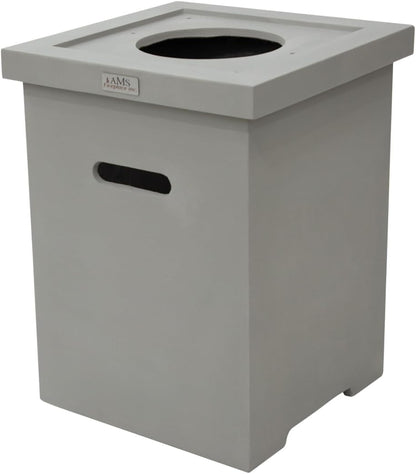 ROCKLAND Pool Fire Bowl - Square (27x27x11") Base Only