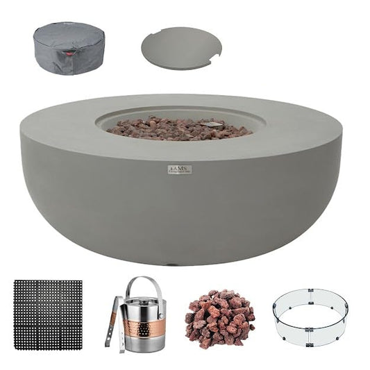 ECLIPSE Fire Bowl - Round (44"Dia.x17") Table Bundle