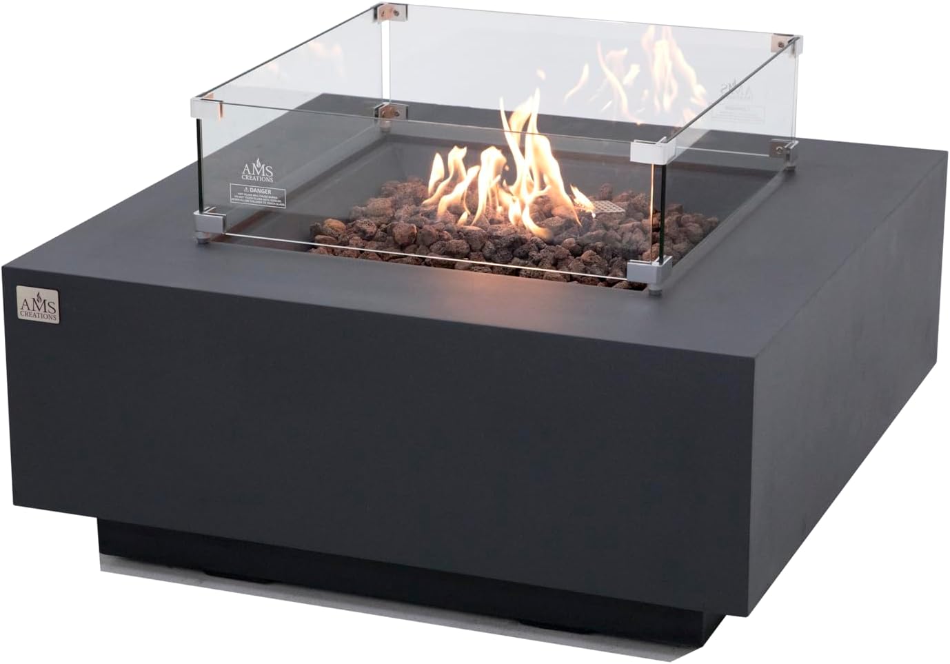 BROOKLYN Fire Table - Square (40x40x17") Bundle Table