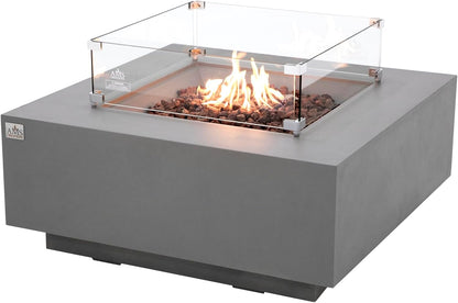 BROOKLYN Fire Table - Square (40x40x17") Bundle Table