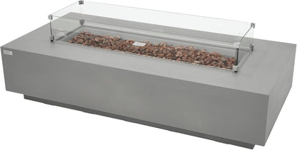 SAVANAH Fire Table - Rectangular (72x34x17")