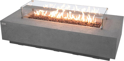 SAVANAH Fire Table - Rectangular (72x32x17") Table Bundle
