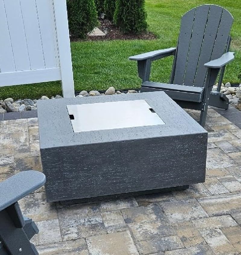 ALBANY Fire Table - Square (36x36x15") Table Bundle