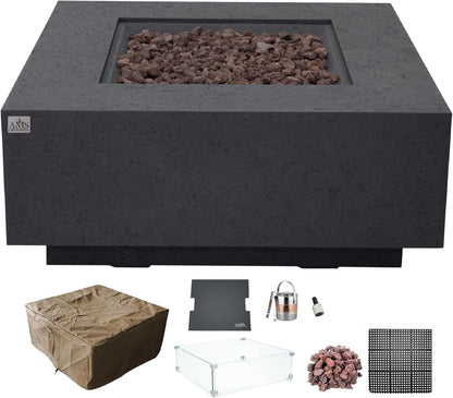 BROOKLYN Fire Table - Square (40x40x17") Bundle Table