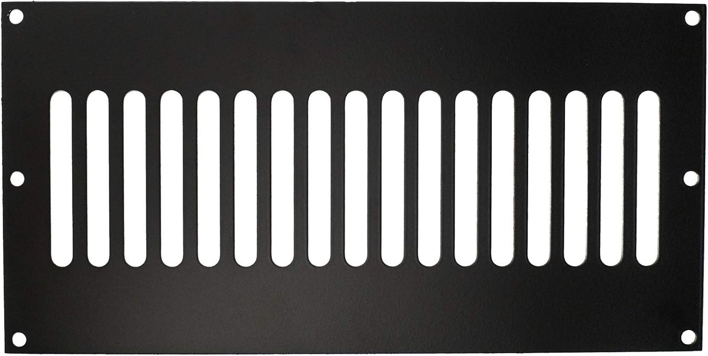 12"X6" Vent Enclosure or Vent Cover - BLACK | 321 Stainless Steel | Commercial Grade