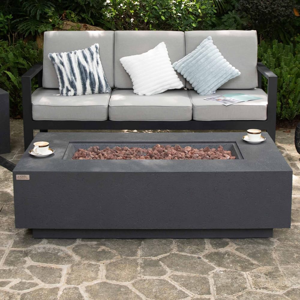 MADISON Fire Table - Rectangular (60x32x17") Bundle Table