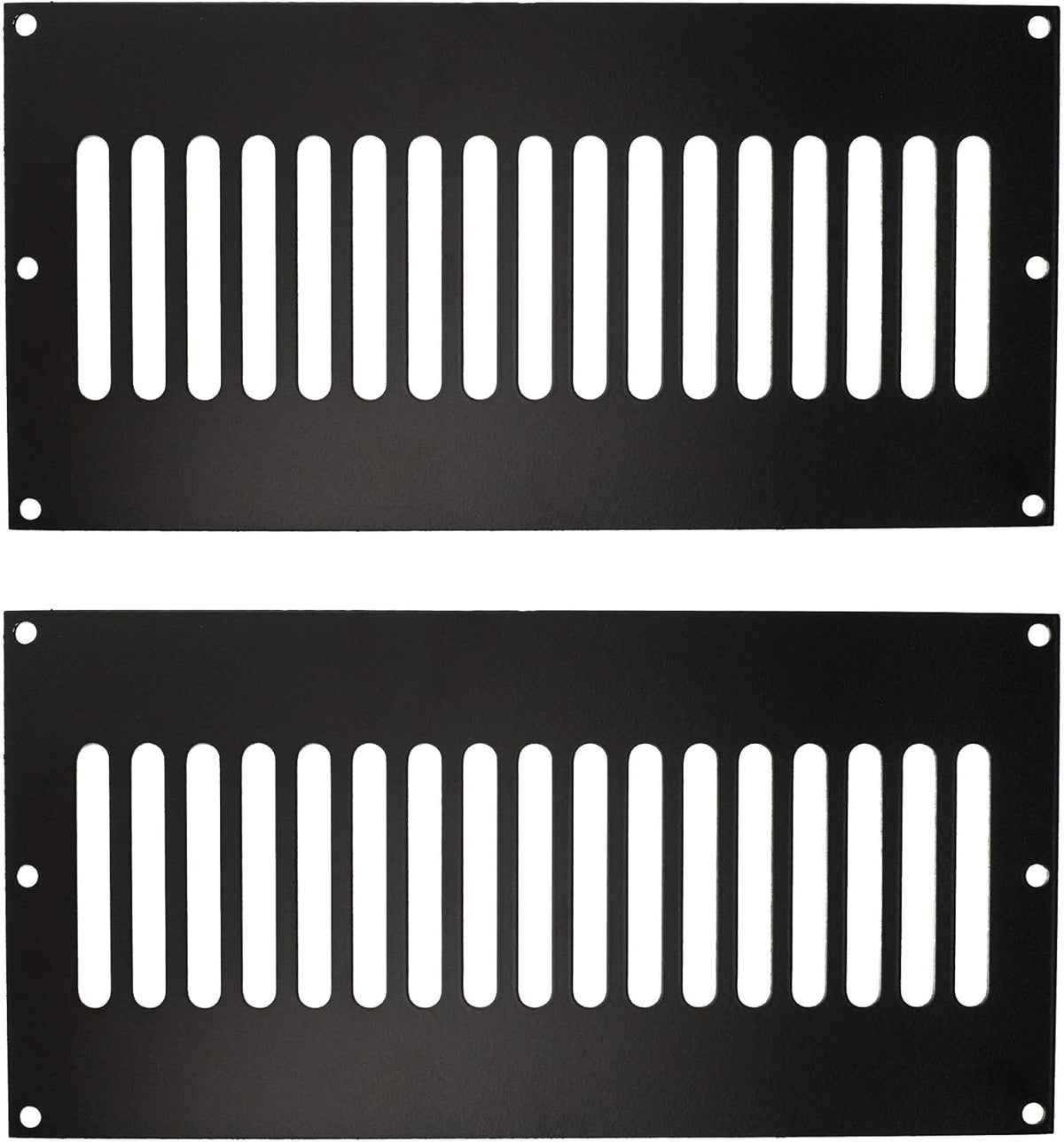 12"X6" Vent Enclosure or Vent Cover - BLACK (Set of 2) | 321 Stainless Steel | Commercial Grade