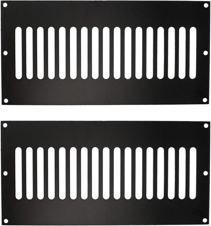 12"X6" Vent Enclosure or Vent Cover - BLACK (Set of 2) | 321 Stainless Steel | Commercial Grade
