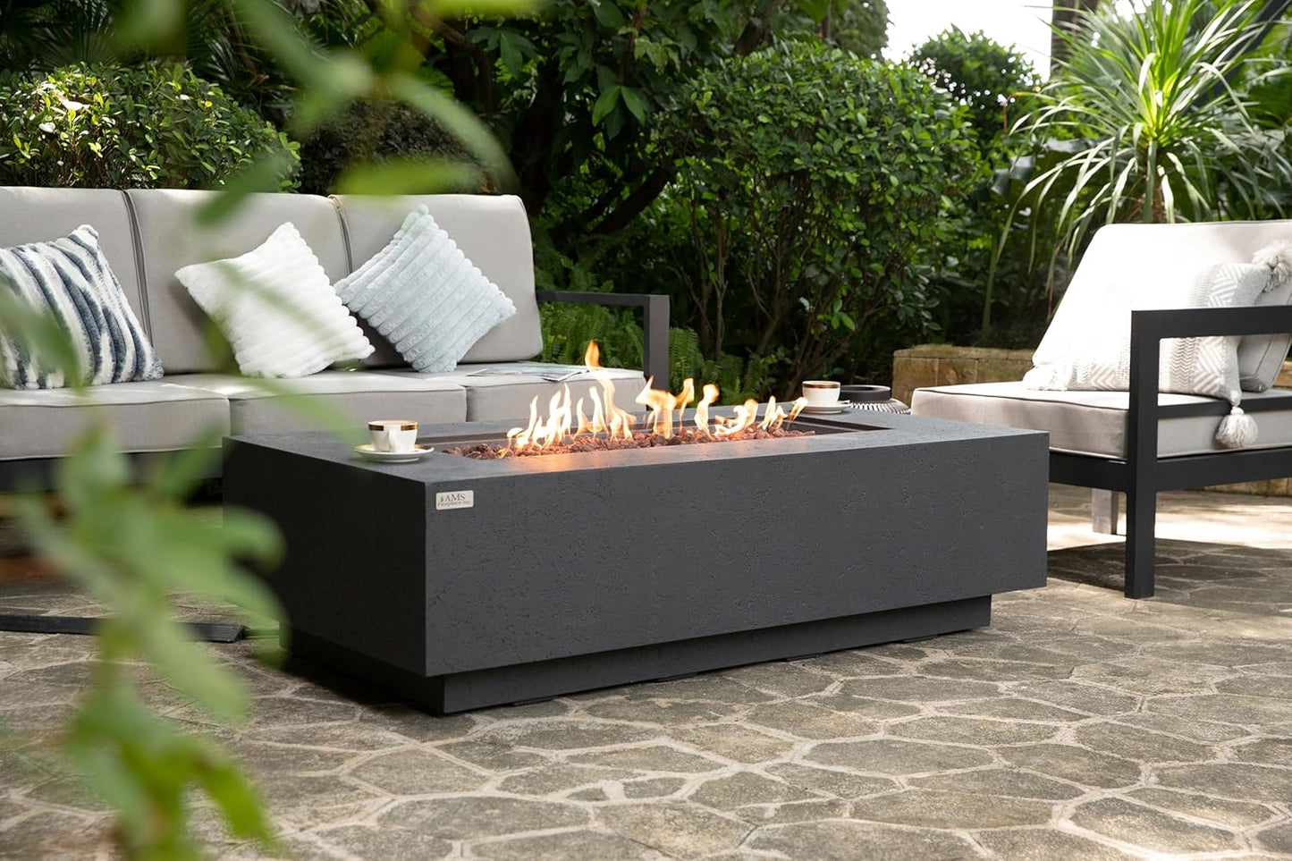 MADISON Fire Table - Rectangular (60x32x17") Bundle Table