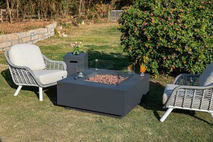 BROOKLYN Fire Table - Square (40x40x17") Bundle Table