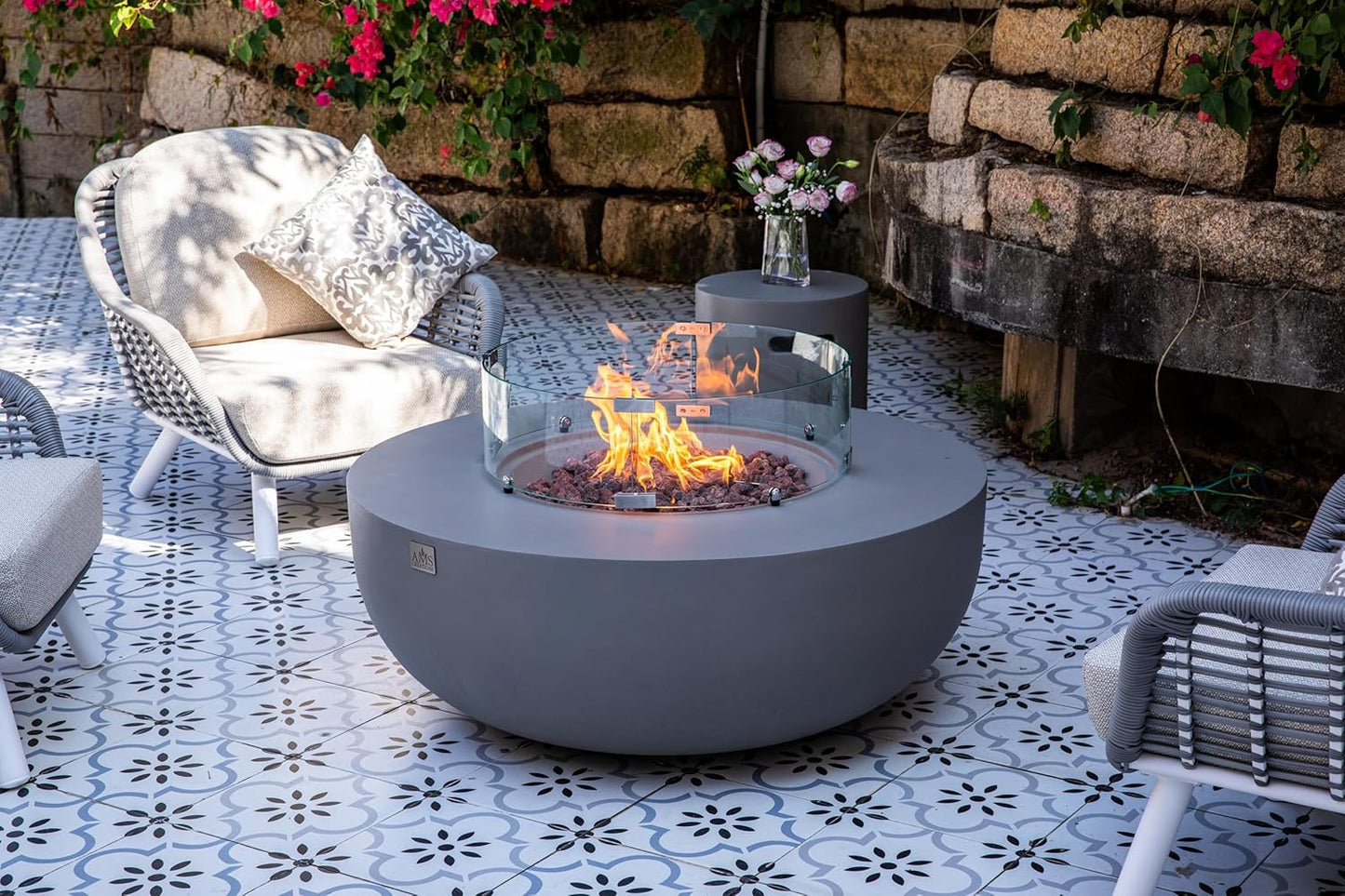 ECLIPSE Fire Bowl - Round (44"Dia.x17") Table Bundle