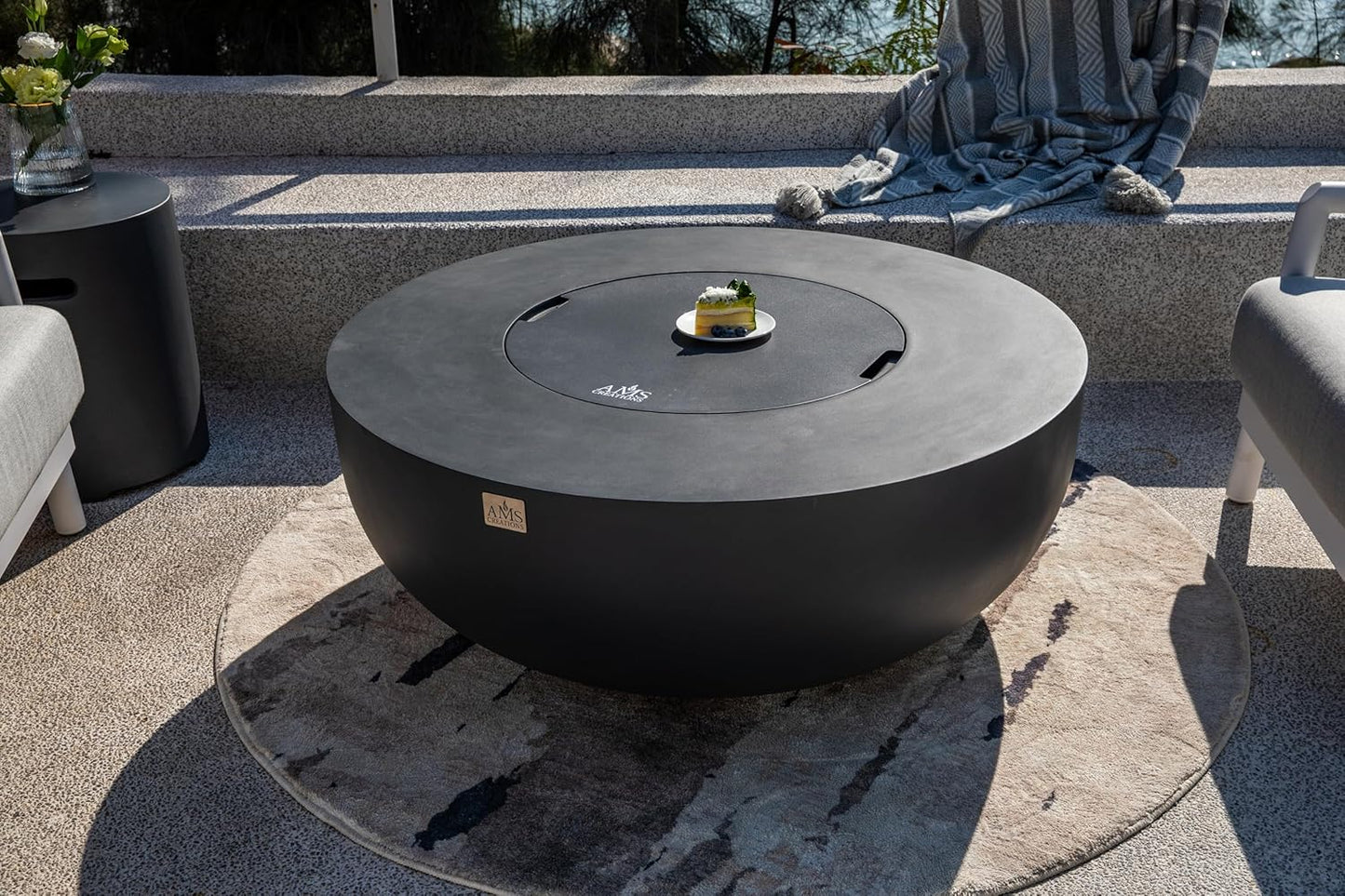 ECLIPSE Fire Bowl - Round (44"Dia.x17") Table Bundle