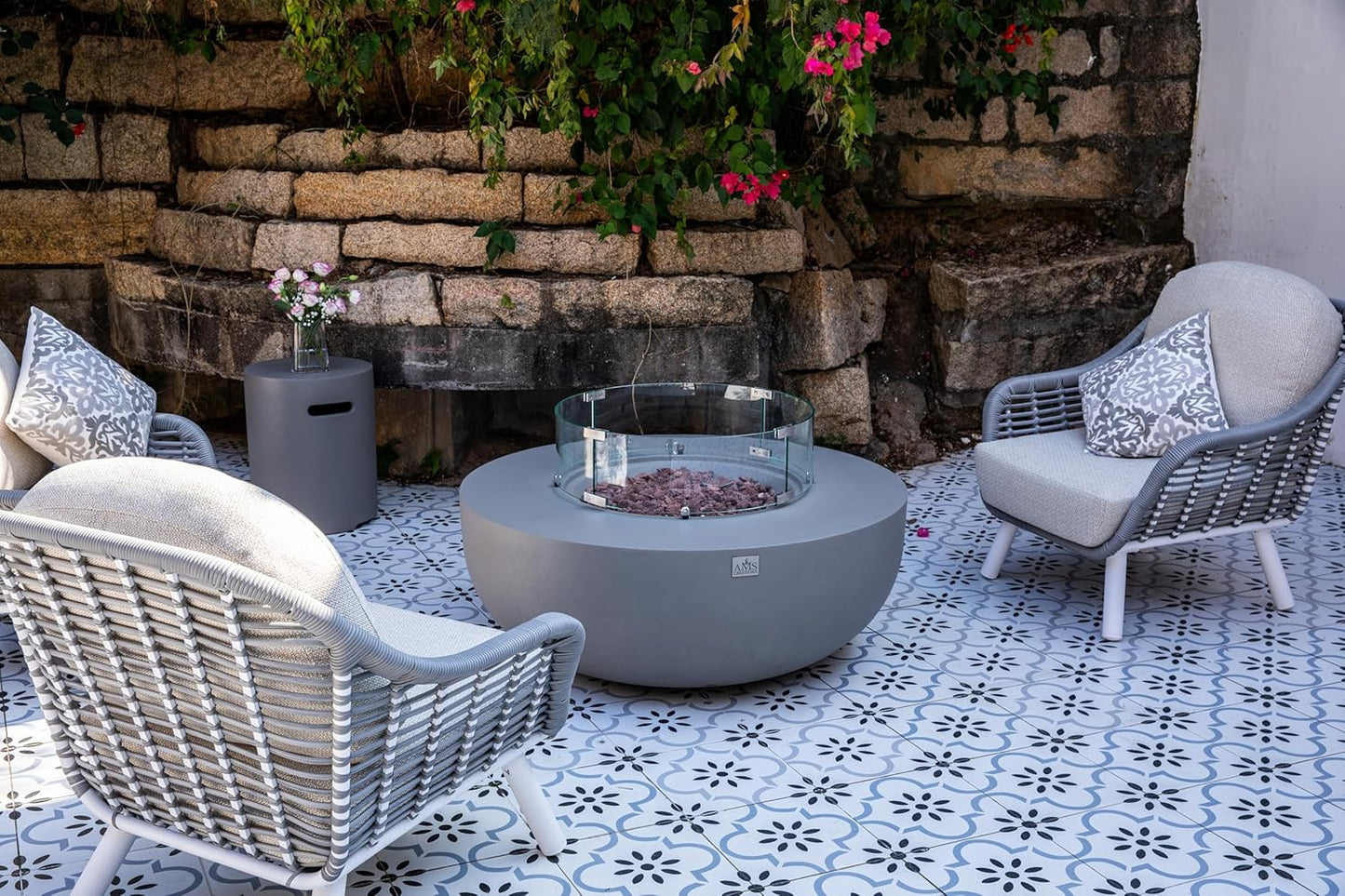 ECLIPSE Fire Bowl - Round (44"Dia.x17") Table Bundle