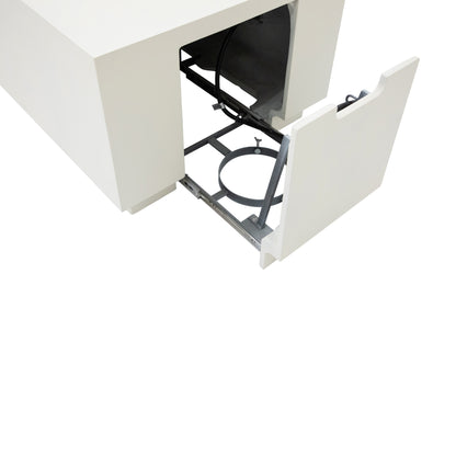 SEDONA Fire Table - Rectangular (66x32x22") - Concealed Tank Storage