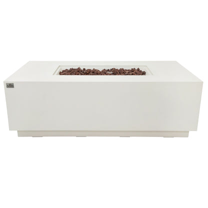 SEDONA Fire Table - Rectangular (66x32x22") - Concealed Tank Storage