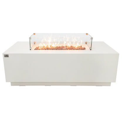 SEDONA Fire Table - Rectangular (66x32x22") - Concealed Tank Storage