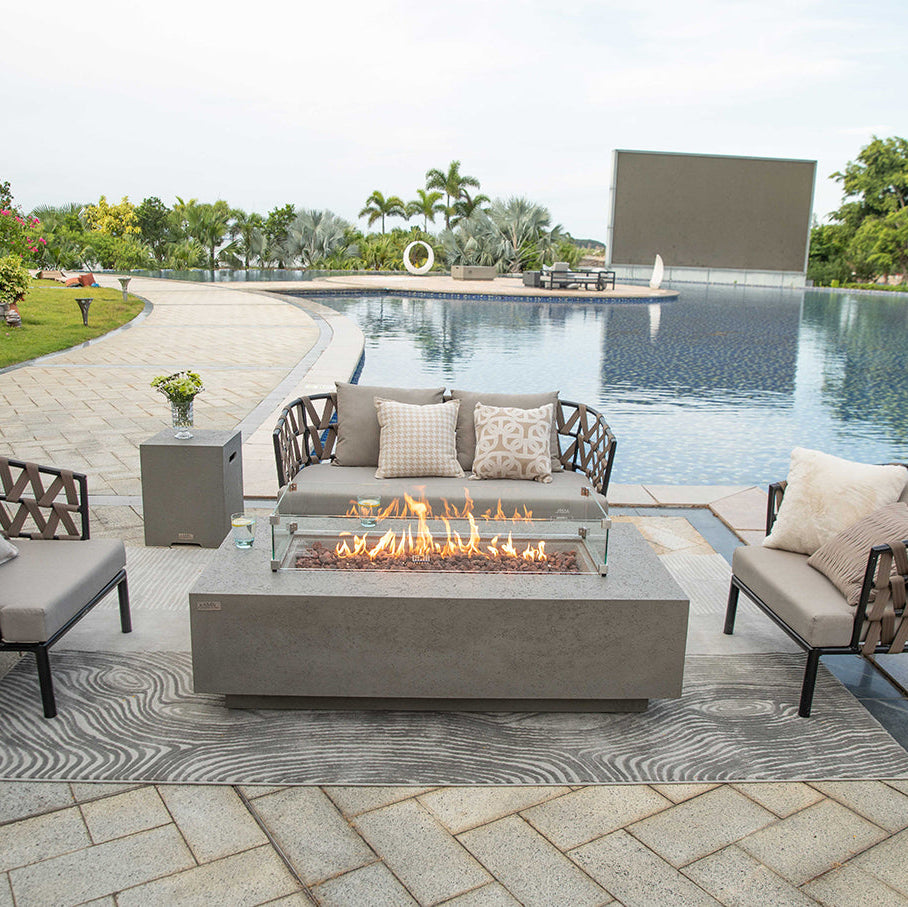 MADISON Fire Table - Rectangular (60x32x17")