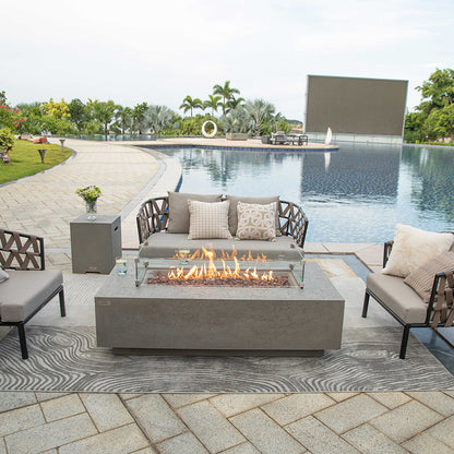MADISON Fire Table - Rectangular (60x32x17")