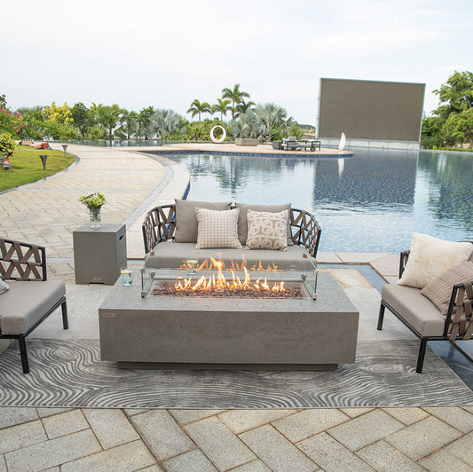 MADISON Fire Table - Rectangular (60x32x17")