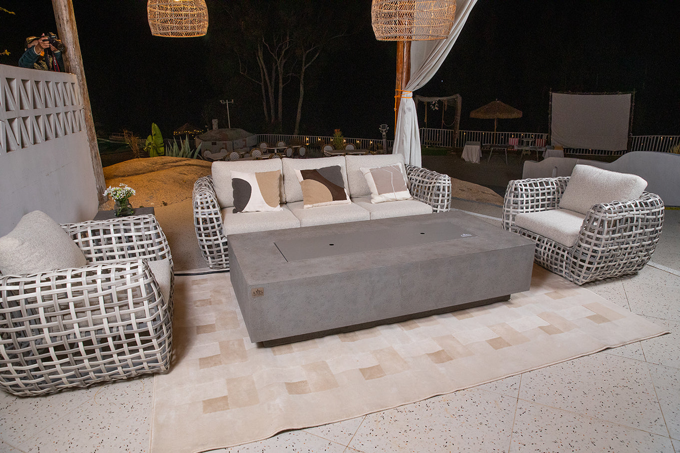SAVANAH Fire Table - Rectangular (72x34x17")