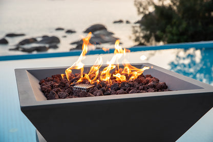 ROCKLAND Pool Fire Bowl Only- Square (27x27x11")