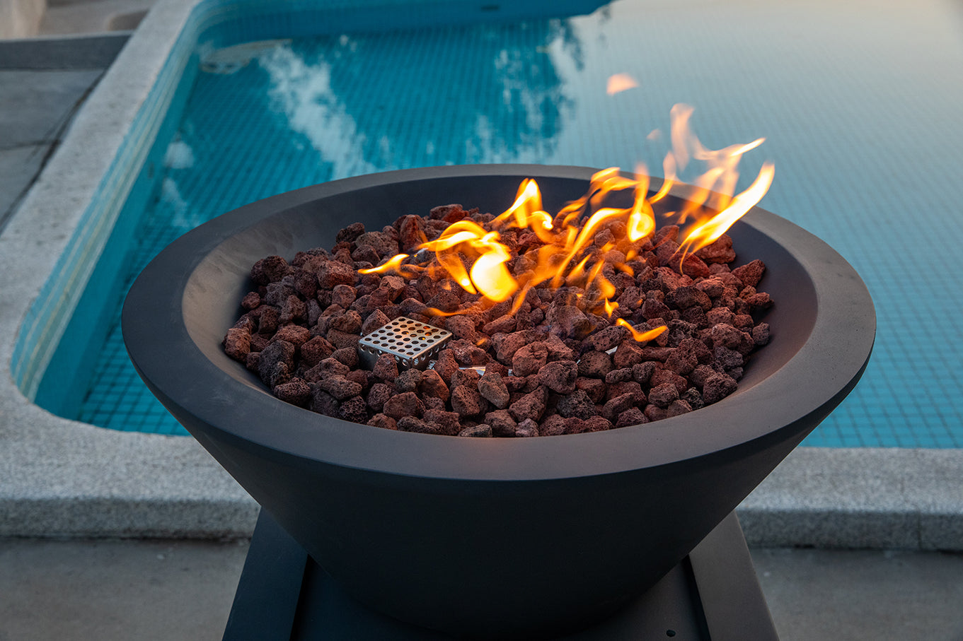 PORTLAND Pool Fire Bowl Only - Round (27"Dia. x 11")