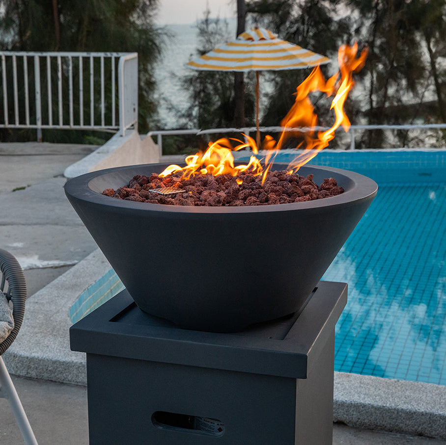PORTLAND Pool Fire Bowl Only - Round (27"Dia. x 11")